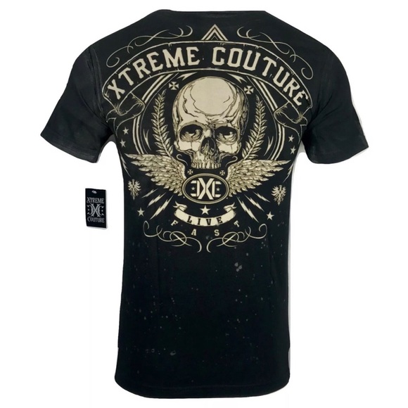 XTREME COUTURE by AFFLICTION T-Shirt DEUCES WILD - Picture 4 of 8